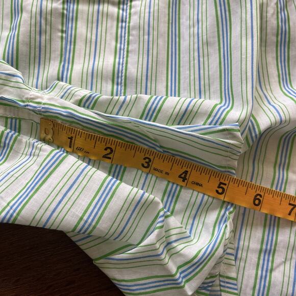 NOS Vintage Boxer Shorts 1970s Permanent Press Size 38 White Stripes - Picture 6 of 6